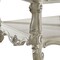 Homeroots 57" White Wood Ornate Coffee Table With Shelf 572270 - alternate 3