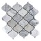 Apollo Tile Marmor 11x11 Polished White Calacatta Marble Arabesque Mosaic Wall and Floor Tile, 5PK APLTRK8857A - alternate 2
