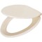 Home Impressions Elongated Closed Front Bone Wood Toilet Seat WMS-19-R1-B - alternate 2