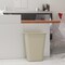 Regal Altair 10 Gallon Rectangular Beige Plastic Wastebasket, Heavy-Duty Commercial Trash Can ZR-TC-200-41QTBG - alternate 2
