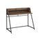 Homeroots 47" Brown and Black Wood and Metal Sled Computer Desk 489977 - alternate 5