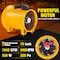 Iliving Utility Blower Exhaust Warehouse Ventilator 10 in. Floor Fan, 350-Watt, 3450RPM ILG8VF10 - alternate 4