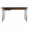 Homeroots 55" Brown and Black Computer Desk 403802 - alternate 1
