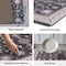 World Rug Gallery Transitional Bordered Cushioned Anti Fatigue Standing Kitchen Mat 18 ft x 30 ft Black WR12BLACK18X30 - alternate 3
