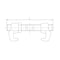 Mytee Products SEA RAIL Shipping Container Bridge Fittings Clamp- 260 mm Clamp, Brand New CBF - alternate 4