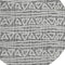 Homeroots 8' Charcoal Gray And Ivory Round Geometric Washable Indoor Outdoor Area Rug 583482 - alternate 5