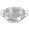 Martha Stewart Castelle 12 Inch Stainless Steel Everyday Pan with Steamer and Lid 130028.03 - alternate 1