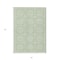 Homeroots 5' X 8' Mint Green And Ivory Geometric Washable Indoor Outdoor Area Rug 610830 - alternate 2