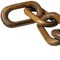 Homeroots Brown Wooden Chain Link Decor Piece 392501 - alternate 2