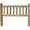 Homeroots Natural Clear Finish Cedar Log Twin Headboard 370313 - alternate 2