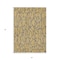 Homeroots 3' X 5' Gold And Gray Geometric Washable Indoor Outdoor Area Rug 599190 - alternate 2