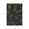 Homeroots 5' X 8' Brown And Chocolate Geometric Washable Indoor Outdoor Area Rug 588305 - alternate 4