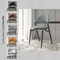 Leisuremod Venice Collection Modern Dining Chair In Light Grey VC49LGR - alternate 4