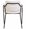 Leisuremod Axis Collection Modern Dining Chair in White, 4PK AC22W4 - alternate 3