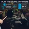 Pyle Electronic Tabletop Digital Drum Set, Compact Portable Drum Pad Kit w/ 8 Touch Sensitive Pads and PTED01 - alternate 2