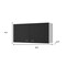 Homeroots 39in Black Wood Wall mounted Accent Cabinet 534996 - alternate 5