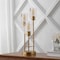 Jonathan Y Axel 20.5" 3-Light Modern Contemporary Metal/Seeded Glass Cluster LED Table Lamp, Gold Painting JYL3084B - alternate 3