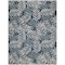 Homeroots 9' X 12' Navy Blue And Ivory Palm Leaf Indoor Outdoor Area Rug 551478 - alternate 1