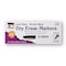Charles Leonard Dry Erase Markers, Pocket Style, Bullet Tip, Black, 12PK 47320 - alternate 2