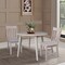 Whitewood Industries Extension Dining Tables, 45 in L, 54 in H, Parawood, 3 Piece K09-42DL-C61-2 - alternate 4