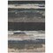 Homeroots 5' X 8' Black Abstract Washable Indoor Outdoor Area Rug 608626 - alternate 5