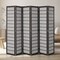 Vevor Room Divider Japanese Wall Divider 4 Pane for Room Separation (Black) SS-001-6P-BL - alternate 1