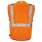 Dome75 Hi-Vis Economy Safety Vest 2X/3X Class ANSI/ISEA 107-2020 Class 2 , Hook and Loop DV1121 - alternate 4