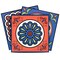 Homeroots 6" X 6" Mediterra Terra Cotta Mosaic Peel And Stick Removable Tiles 390930 - alternate 2