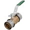 Viega PureFlow Press ball valve P1 1.25 P2 1.25 bronze 98201 - alternate 1