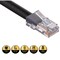 Sanoxy 3ft Cat5e 350 MHz UTP Assembled Ethernet Network Patch Cable, Black SNX-CBL-LDR-C5102-1005 - alternate 2
