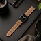 Elegani Canvas Watch Replacement Band Compatible with Apple Watch 41mm, Brown/White CVSP-BRNWHT-41mm - alternate 2
