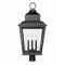 Z-Lite Raphael Sand Black 4 Light Outdoor Post Mount Fixture 5029PHXLR-BK - alternate 4