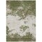 Homeroots 5' X 8' Olive Green Gray And Ivory Abstract Washable Indoor Outdoor Area Rug 599515 - alternate 3