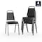 Flash Furniture Black Vinyl Banquet Chair, PK4 4-FD-BHF-1-GG - alternate 5