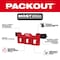Milwaukee Tool PACKOUT Tool Box M18 Battery Rack Attachment 48-22-8603 - alternate 8