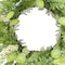 Homeroots 28" Green And White Fern Artificial Wreath 516101 - alternate 2