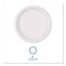 Boardwalk Hi-Impact Plastic Dinnerware, Plate, 6" Diameter, White, PK1000 PLTHIPS6WH - alternate 5