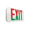 Cooper Lighting LED Exit Sign, Battery Back-Up, Red & White Thermoplastic APX7R - alternate 2
