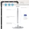 Supplygiant 10 in Straight Ceiling Mount Shower Arm, Flange, Square Arm for Rain Showerhead, Chrome Finish 74-TB32DT-D - alternate 4