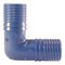 National Brand Alternative 1 in. Polypropylene Blue Twister Insert 90-Degree Elbow ABTE1 - alternate 1