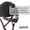 Jackson Safety Climbing Inspired Hard Hat, HDPE, 6 Point Rapid Dial, Black 20907 - alternate 4