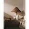 Troy Lighting Nairn 1 Light Table Lamp by Chandler McLellan, Patina Brass and Ceramic Rustic Bone, 22in x 24.5in PTL3425-PBR/CUB - alternate 2