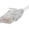 Monoprice Slimrun Cat6 Utp Cable-10Ft White 13545 - alternate 3