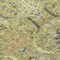 Homeroots 8' Artichoke Green Gray And Tan Round Damask Washable Indoor Outdoor Area Rug 603301 - alternate 3