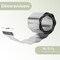 Pure Garden Metal Edging for Landscaping 6.25in x 16.5ft Flexible Corrugated Galvanized Steel Landscape Edging 50-197 - alternate 2