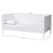 Baxton Studio Roni Modern White Wood Twin Daybed with Scalloped Edges 256-14086-ZORO - alternate 3