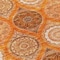 Homeroots 3' X 5' Orange Ivory And Gray Floral Medallion Washable Indoor Outdoor Area Rug 614617 - alternate 3