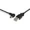 Startech.Com 3 ft Mini USB Cable - A to Left Angle Mini B USB2HABM3LA - alternate 1