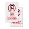 Signmission No Parking, Vinyl Decals Only 24 Inch x 36 Inch, Vinyl Decal, 2PK DSB-2436-2PACK-No Parking - alternate 1