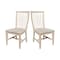 Whitewood Industries Set of Two Solid Wood Audrey Dining Chairs, Unfinished CI-91P - alternate 1